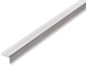 Preview: Edelstahl Treppenwinkel 30 x 20 mm selbstklebend
